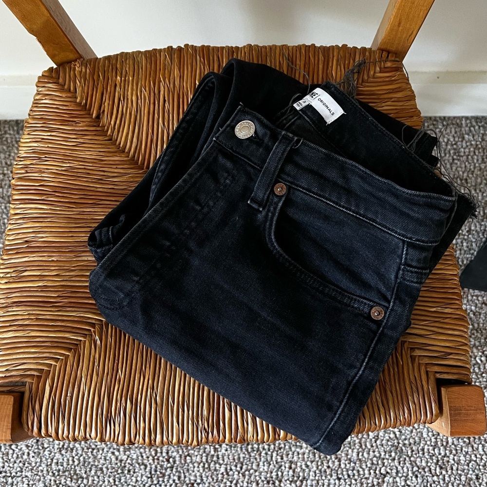 Re/Done Black Jeans